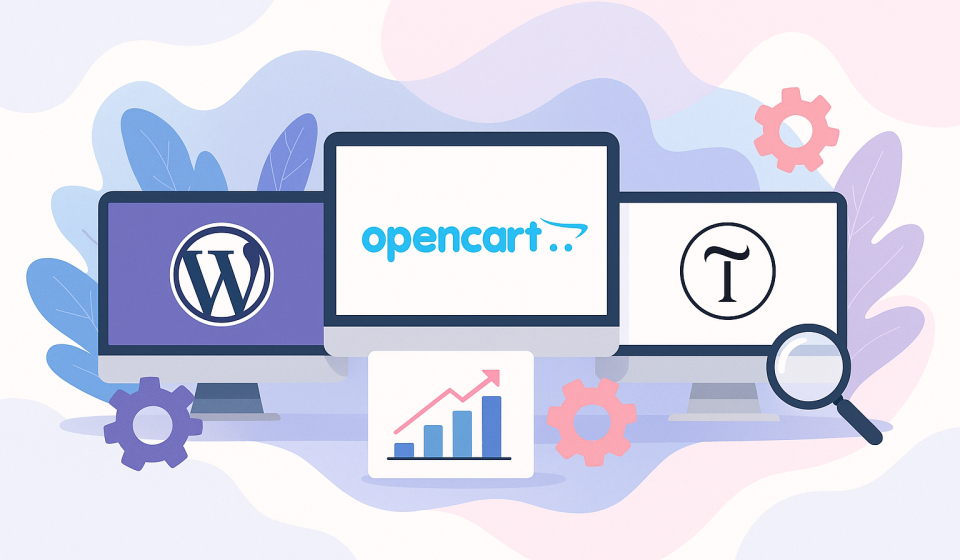 WordPress, OpenCart чи Tilda: яку CMS вибрати для сайту бізнесу у 2025 році? Порівняння CMS для бізнесу: WordPress, OpenCart і Tilda у 2025 році