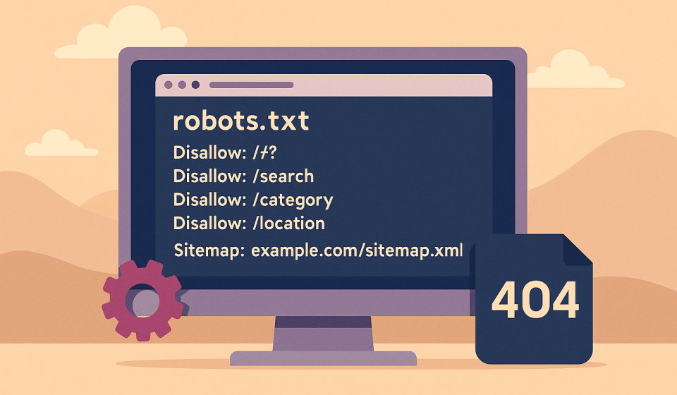Як правильно налаштувати Robots.txt для сайту у 2025 році: покроковий гід Налаштування robots.txt для сайту у 2025 році на екрані монітора.