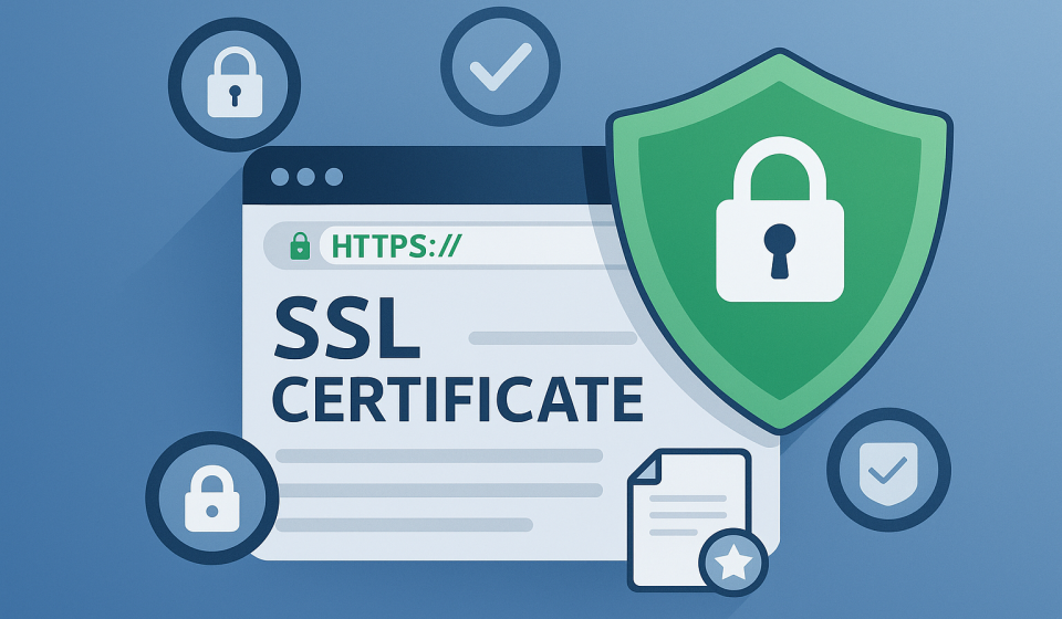 Що таке SSL-сертифікат і навіщо він вашому сайту SSL-сертифікат сайту з замком, щитом та написом HTTPS