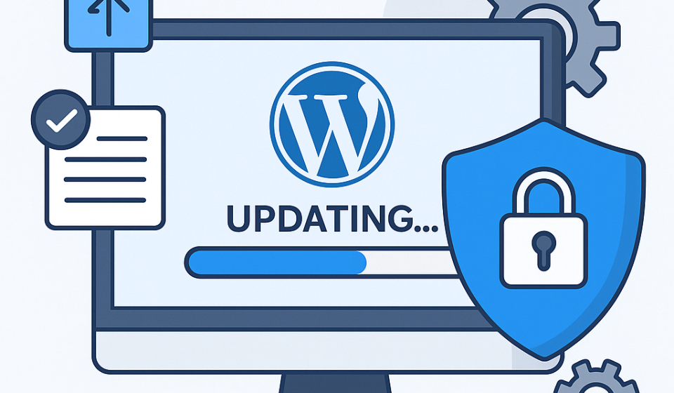 Безпечне оновлення плагінів WordPress з індикатором прогресу та іконкою захисту