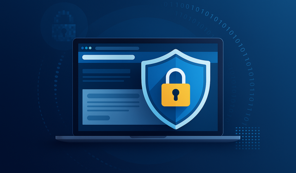 Захист сайту від зламу — кібербезпека, SSL, замок і щит