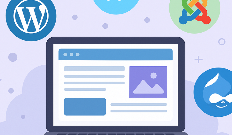 10 безкоштовних CMS для створення сайту у 2025 році — порівняння можливостей