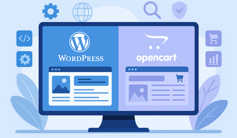 WordPress чи OpenCart — яку CMS обрати для бізнесу у 2025 році