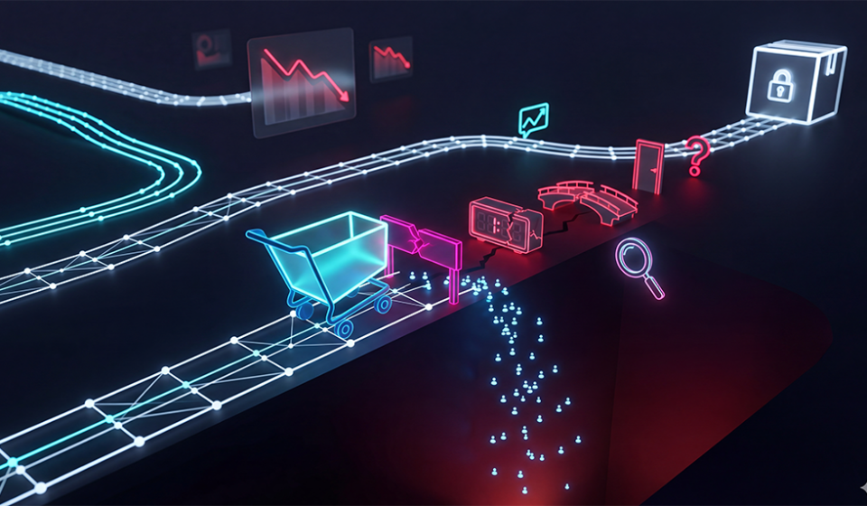 Візуалізація кинутого кошика та помилок оформлення замовлення.